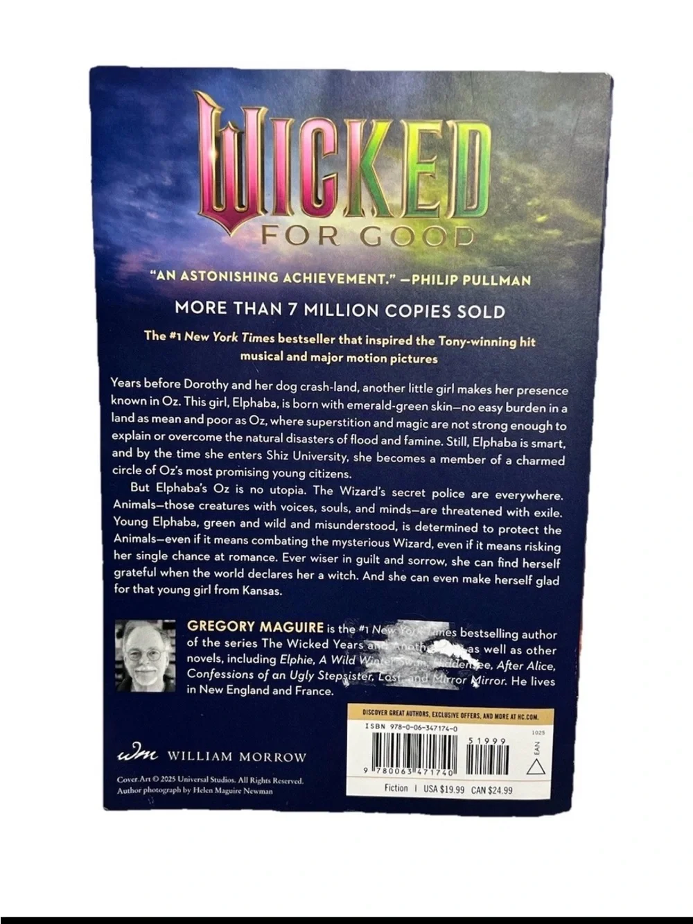 Wicked: the best selling book by Maguire, Gregory Paperback / softback New